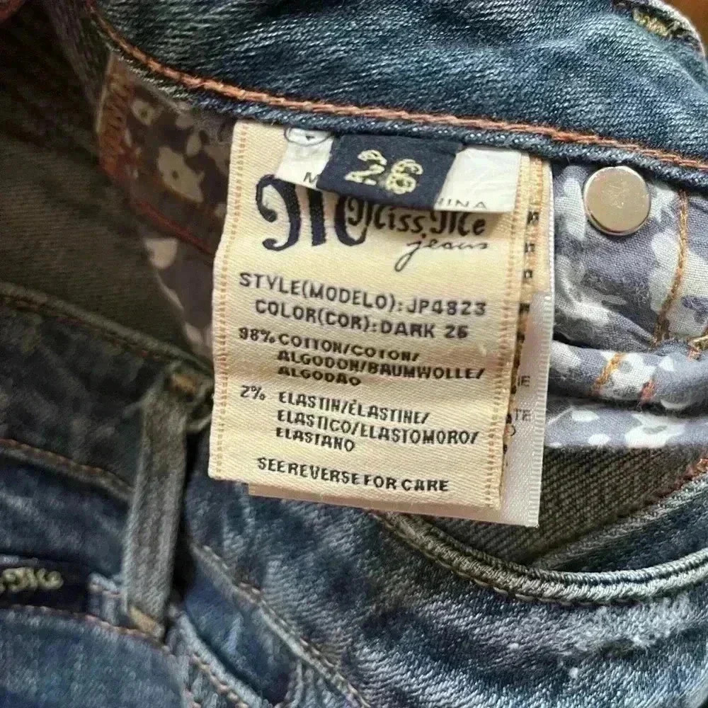 Miss Me Medium Wash Bootcut jeans size 26 - Picture 3 of 3
